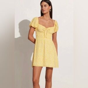 Faithfull the Brand Domenica Mini Dress - Size XS